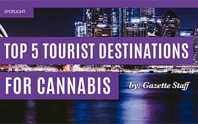 TOP 5 TOURIST DESTINATIONS FOR CANNABIS
